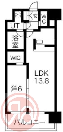 8階の間取り図