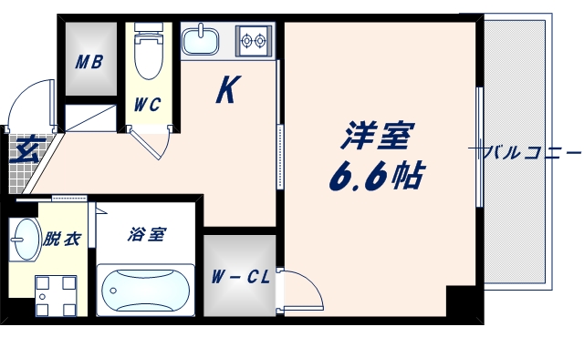 5階の間取り図