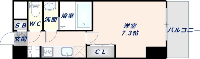 4階の間取り図