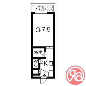 9階の間取り図