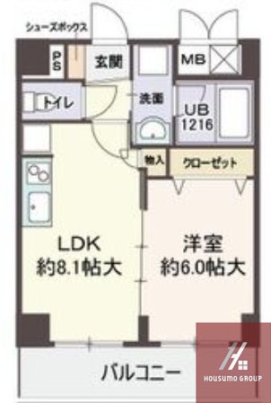 4階の間取り図