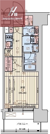 10階の間取り図
