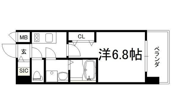 10階の間取り図