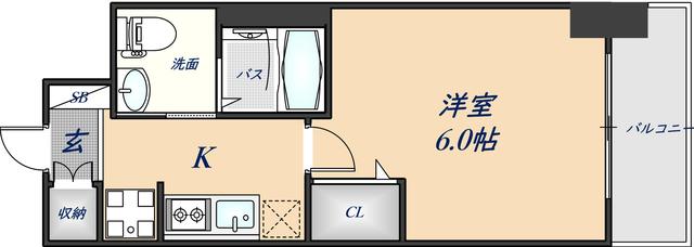 5階の間取り図