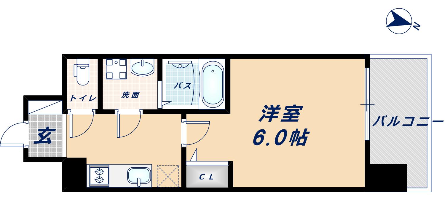 9階の間取り図