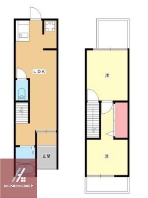 1階の間取り図