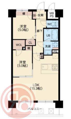 10階の間取り図