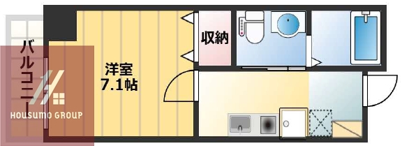 4階の間取り図