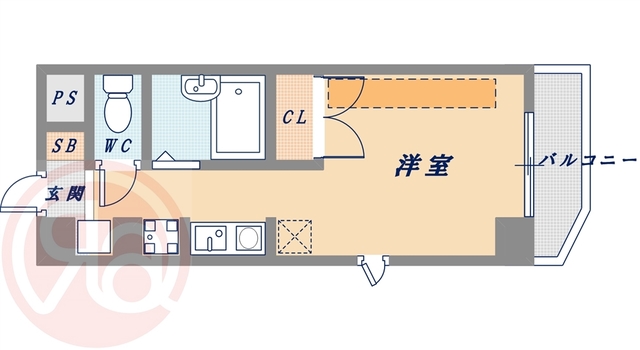 6階の間取り図