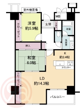 11階の間取り図