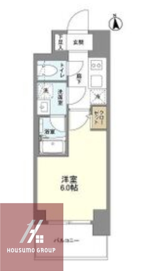 4階の間取り図