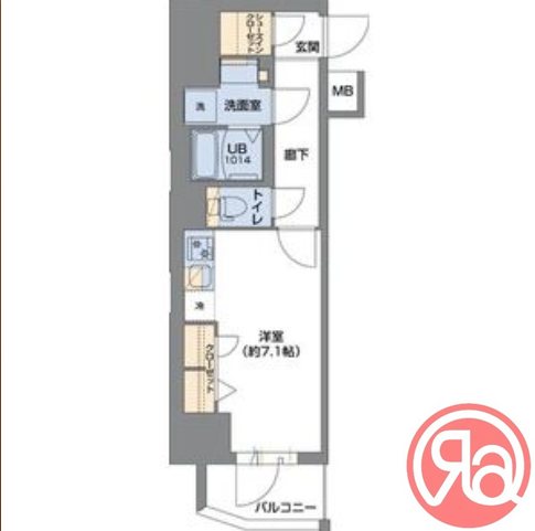 10階の間取り図