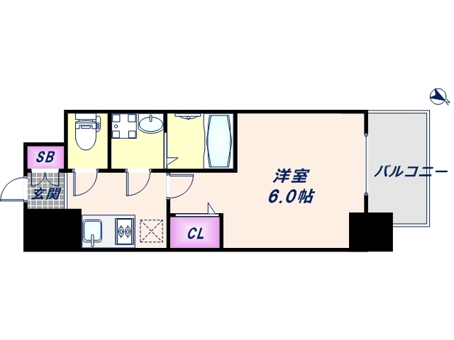 5階の間取り図