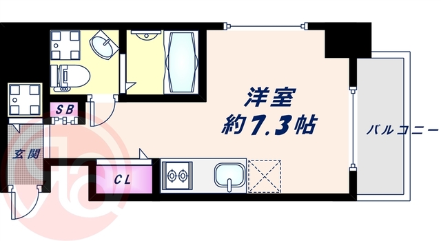 2階の間取り図