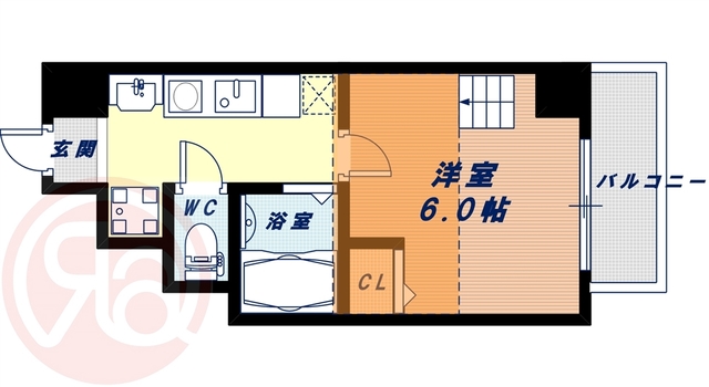 9階の間取り図
