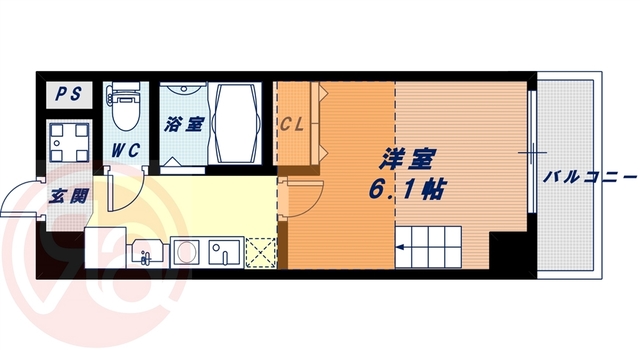 4階の間取り図