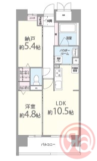 8階の間取り図