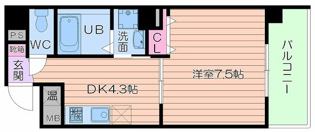 7階の間取り図