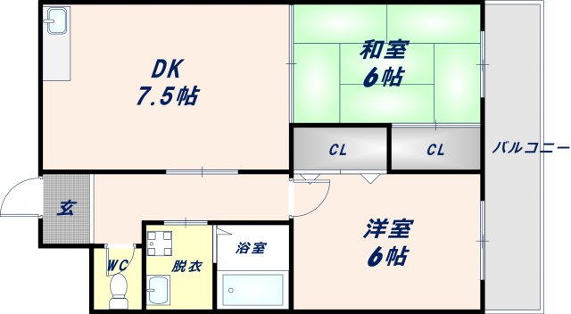 3階の間取り図