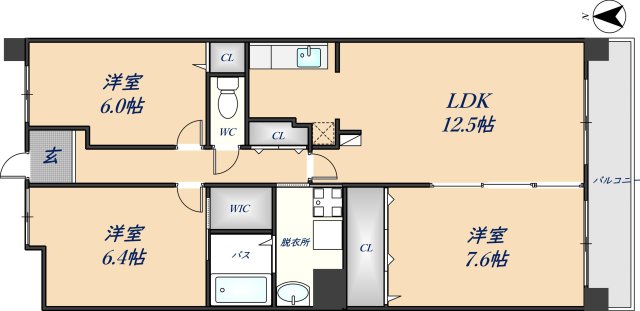 同施工会社・同型モデルの室内です。（参考写真・イメージ写真）