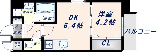 4階の間取り図