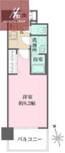 6階の間取り図
