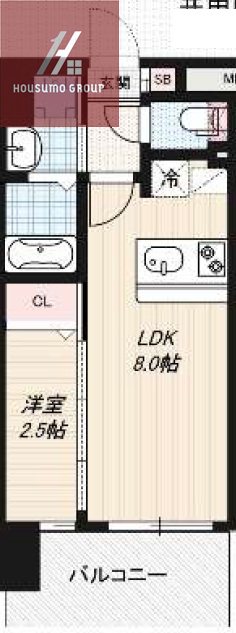 13階の間取り図