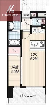 13階の間取り図