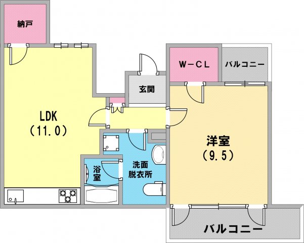 室内綺麗でとても使いやすい間取りです！