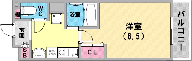 セパレートで使いやすい間取です