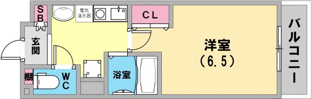 セパレートで使いやすい間取です