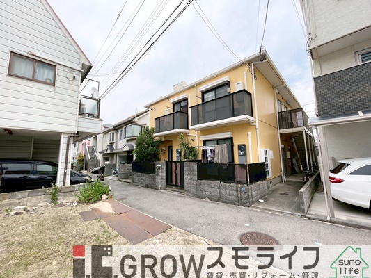 神戸市東灘区住吉本町２丁目の賃貸アパートの外観