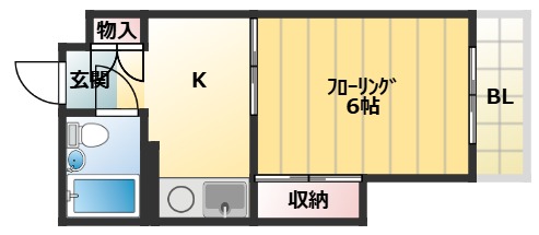 1階の間取り図