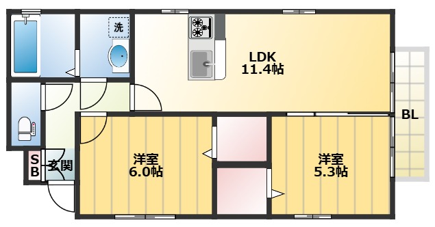 室内綺麗でとても使いやすい間取りです！