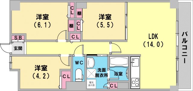室内綺麗でとても使いやすい間取りです！