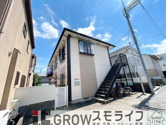 神戸市灘区楠丘町1丁目の賃貸アパートの外観 神戸市灘区楠丘町1丁目の賃貸アパートの外観