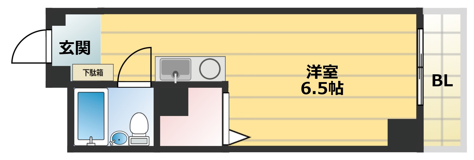 使い勝手の良い間取りです。