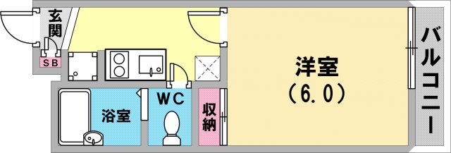使い勝手の良い間取りです。