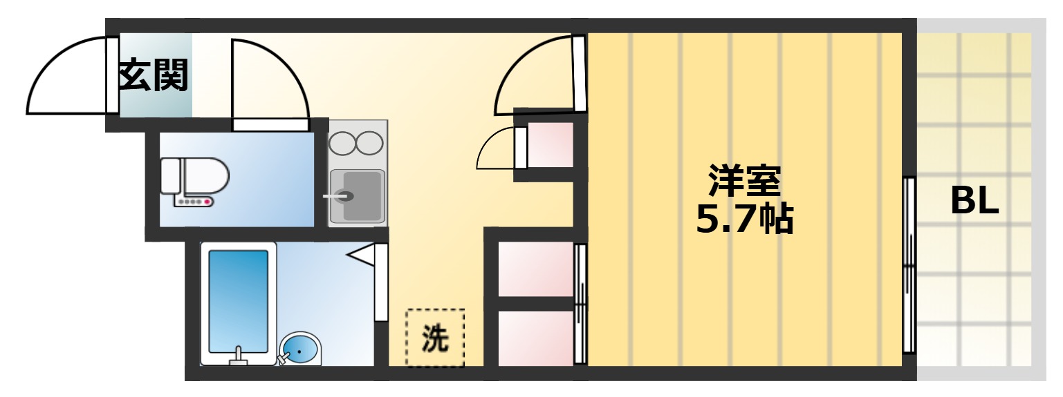 使い勝手の良い間取りです。