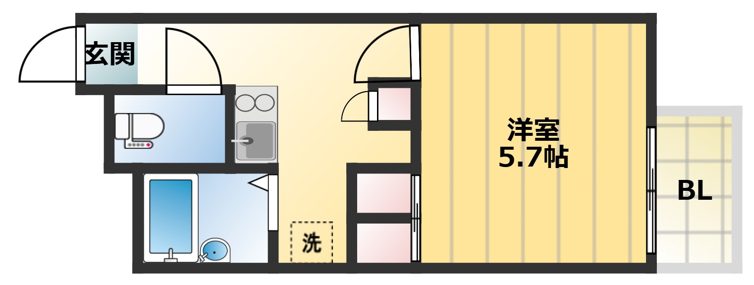 使い勝手の良い間取りです。