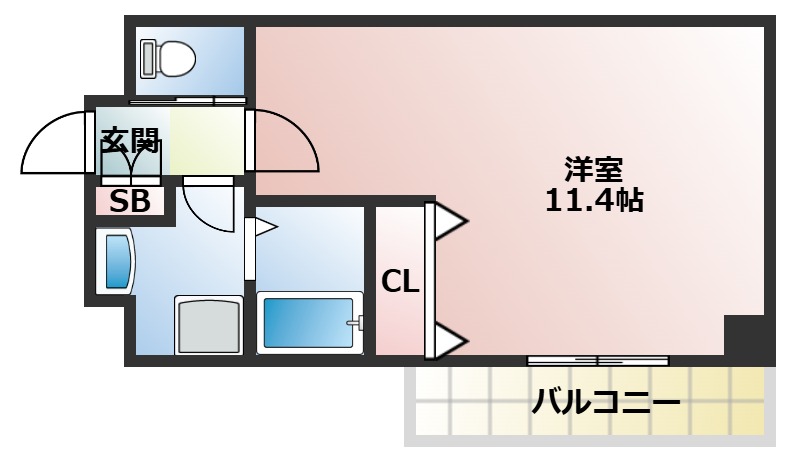 使い勝手の良い間取りです