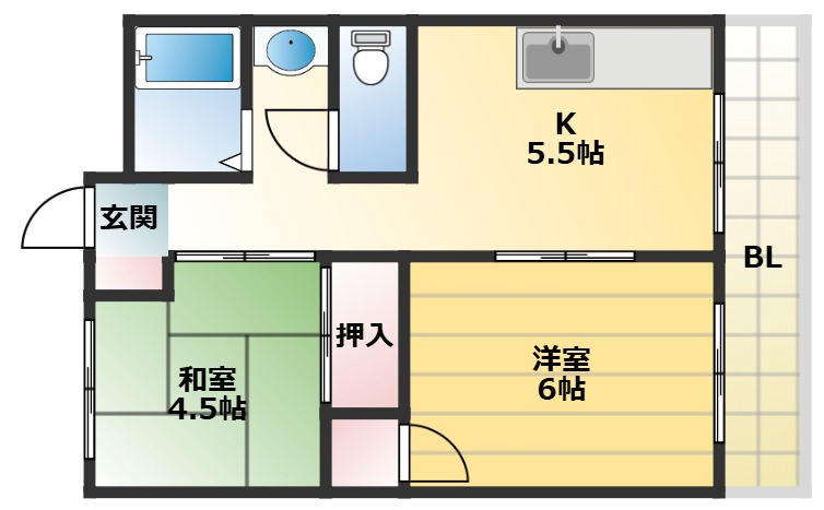 使い勝手の良い間取りです。