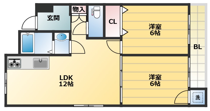 室内綺麗でとても使いやすい間取りです！