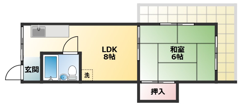 使い勝手の良い間取りです。