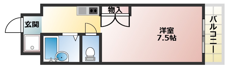 使い勝手の良い間取りです