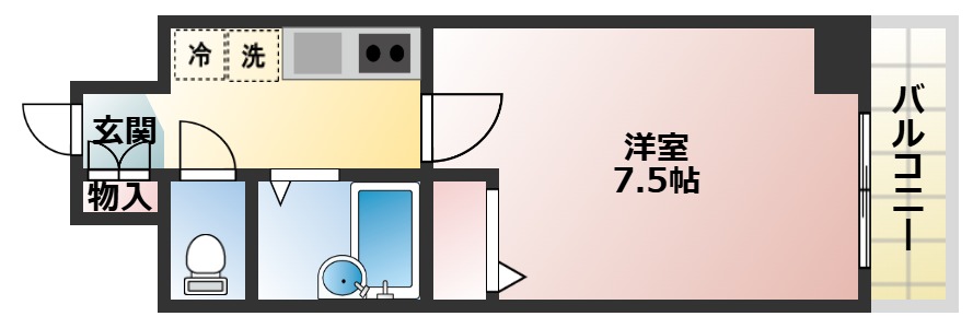 使い勝手の良い間取りです