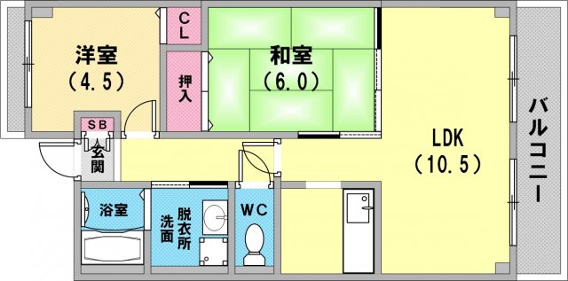 とっても使いやすい間取りですね！