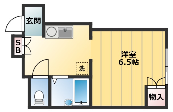 使い勝手の良い間取りです。