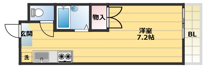 使い勝手の良い間取りです。