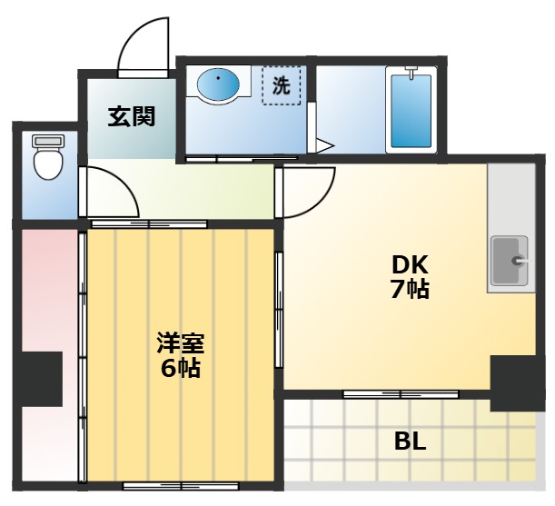 使い勝手の良い間取りです。